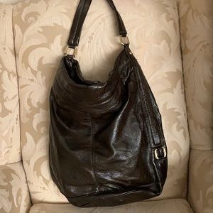 Women’s Used large Co-Lab hobo bag with stripe interior!